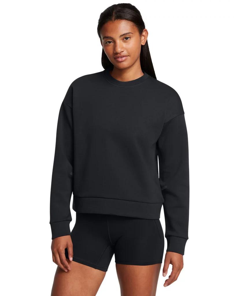 Women's UA Unstoppable Fleece Crew Product Image