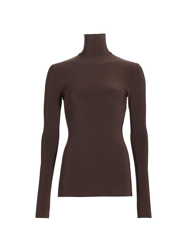 Womens Slim Stretch Turtleneck Product Image