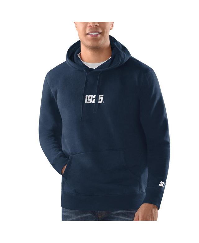 Starter Mens Navy New York Giants 1925 Collection Pullover Hoodie Product Image