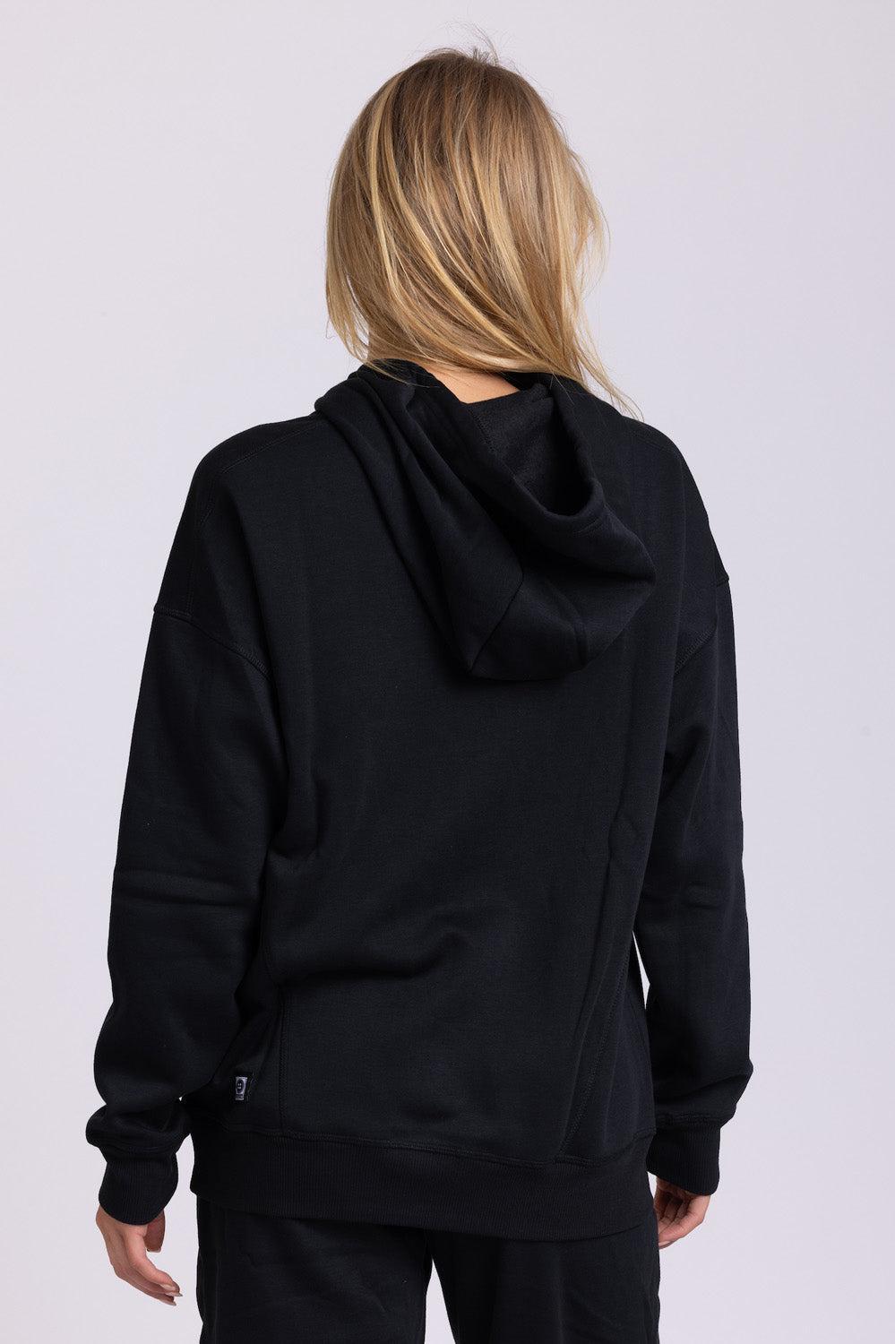 Dawn Fleece Hoodie Sweatshirt - Black Female Product Image