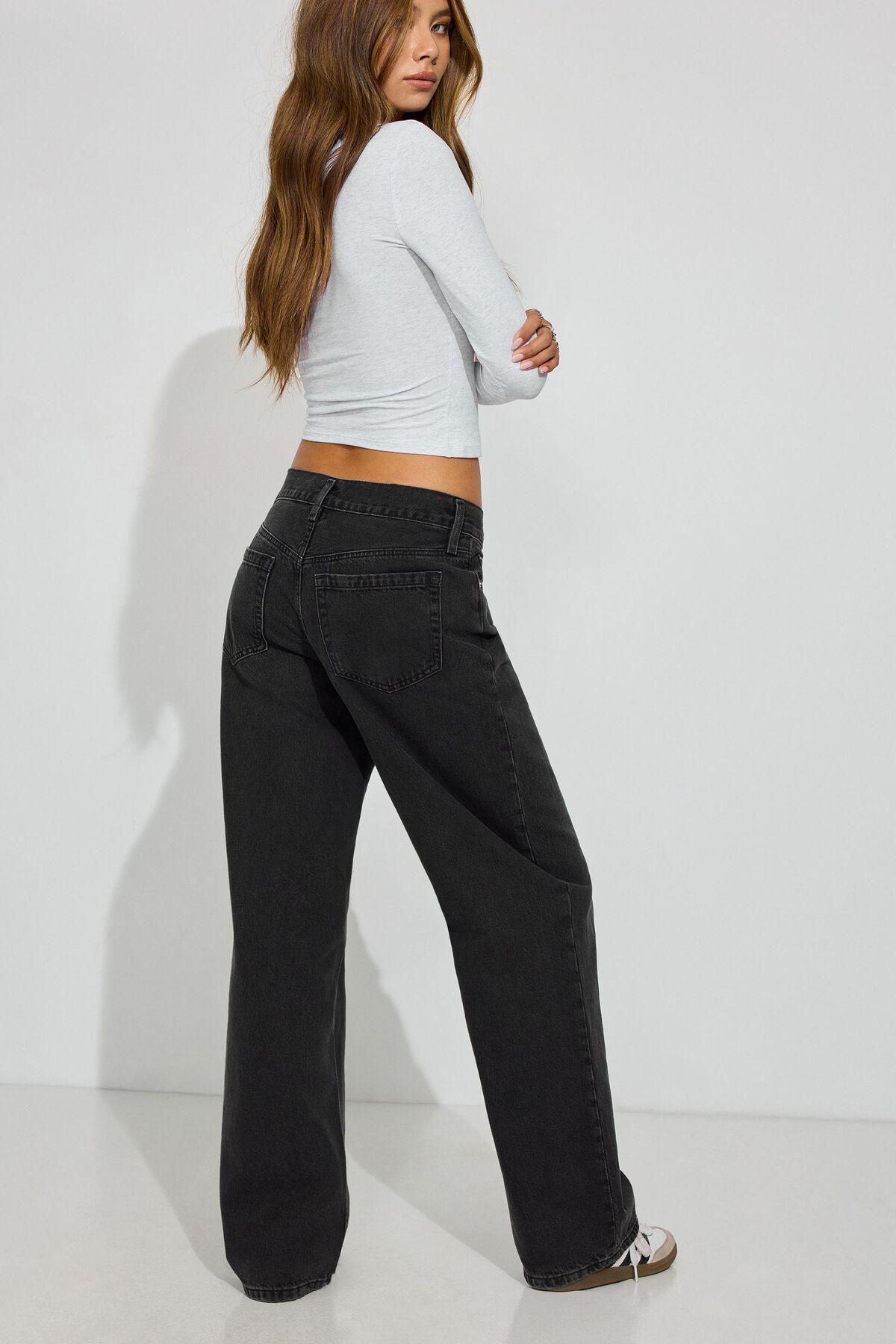 Low Rise Baggy Jeans Product Image