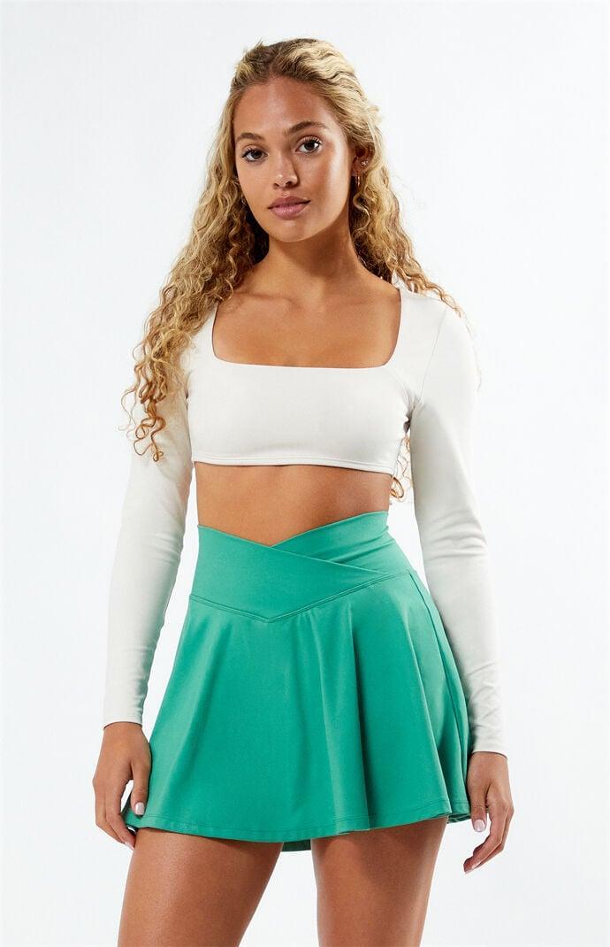 PAC 1980 Women's PAC WHISPER Active Crossover Front Mini Skirt - Product Image