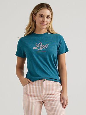 Women's Script Logo Tee | Women's Tops | Lee® Product Image