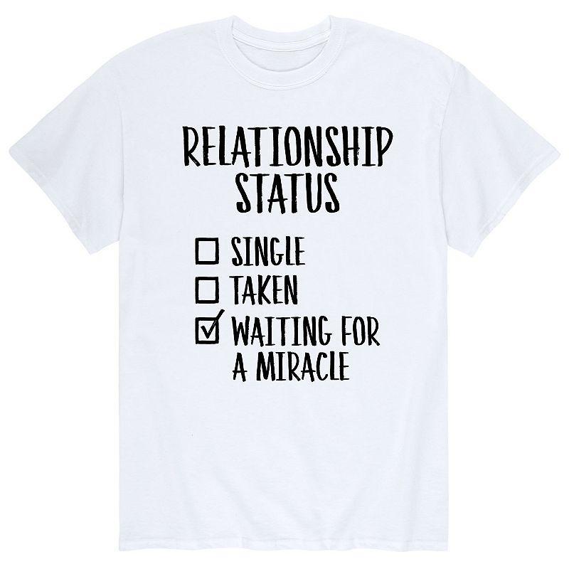 Mens Relationship Status Checklist Tee Product Image