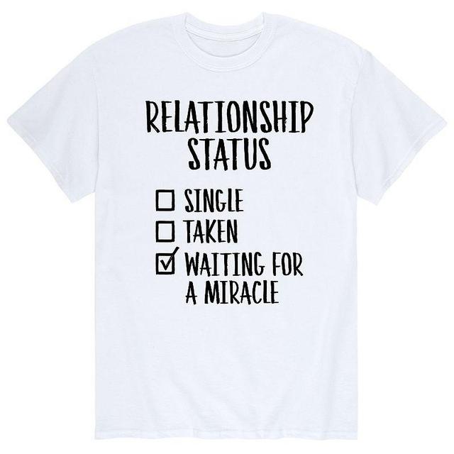 Mens Relationship Status Checklist Tee Product Image