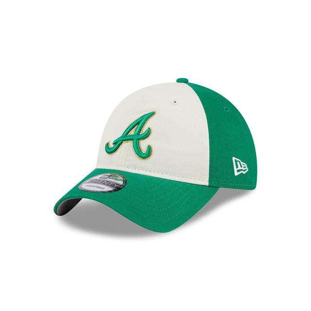 Atlanta Braves St. Patrick's Day 2024 9TWENTY Adjustable Hat Male Product Image