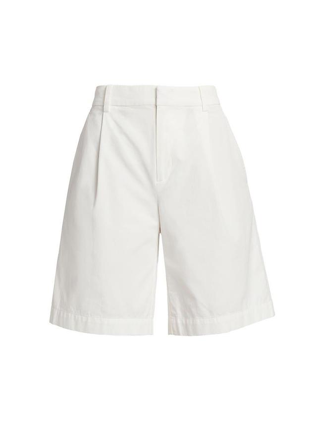 Womens Washed Cotton Shorts Product Image