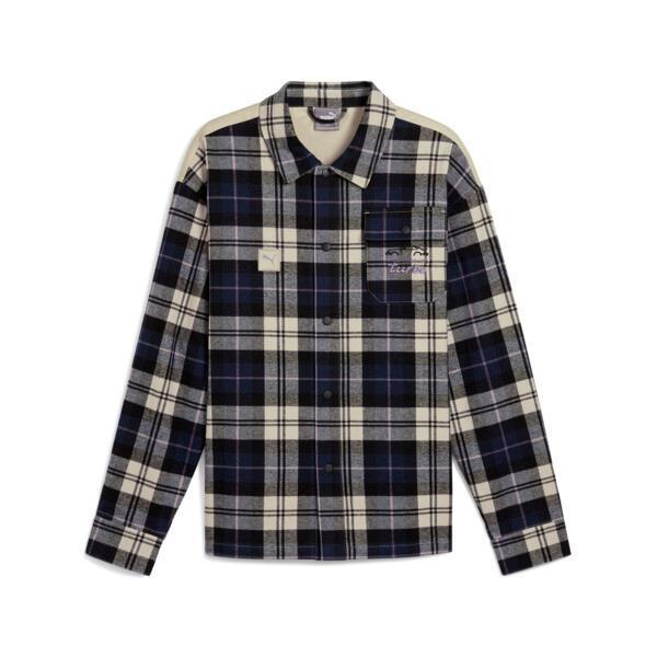 PUMA Porsche Legacy Men's Statement Flannel Shirt Product Image