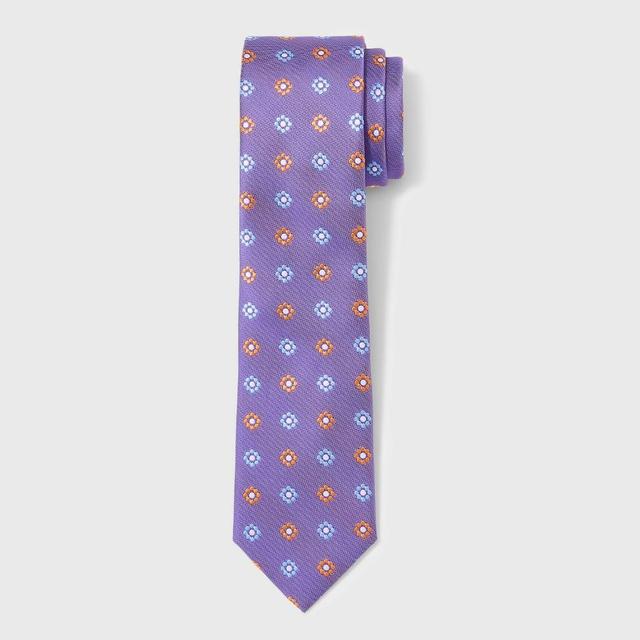 Mens Floral Print Neck Tie - Goodfellow & Co Assorted Purple One Size Product Image