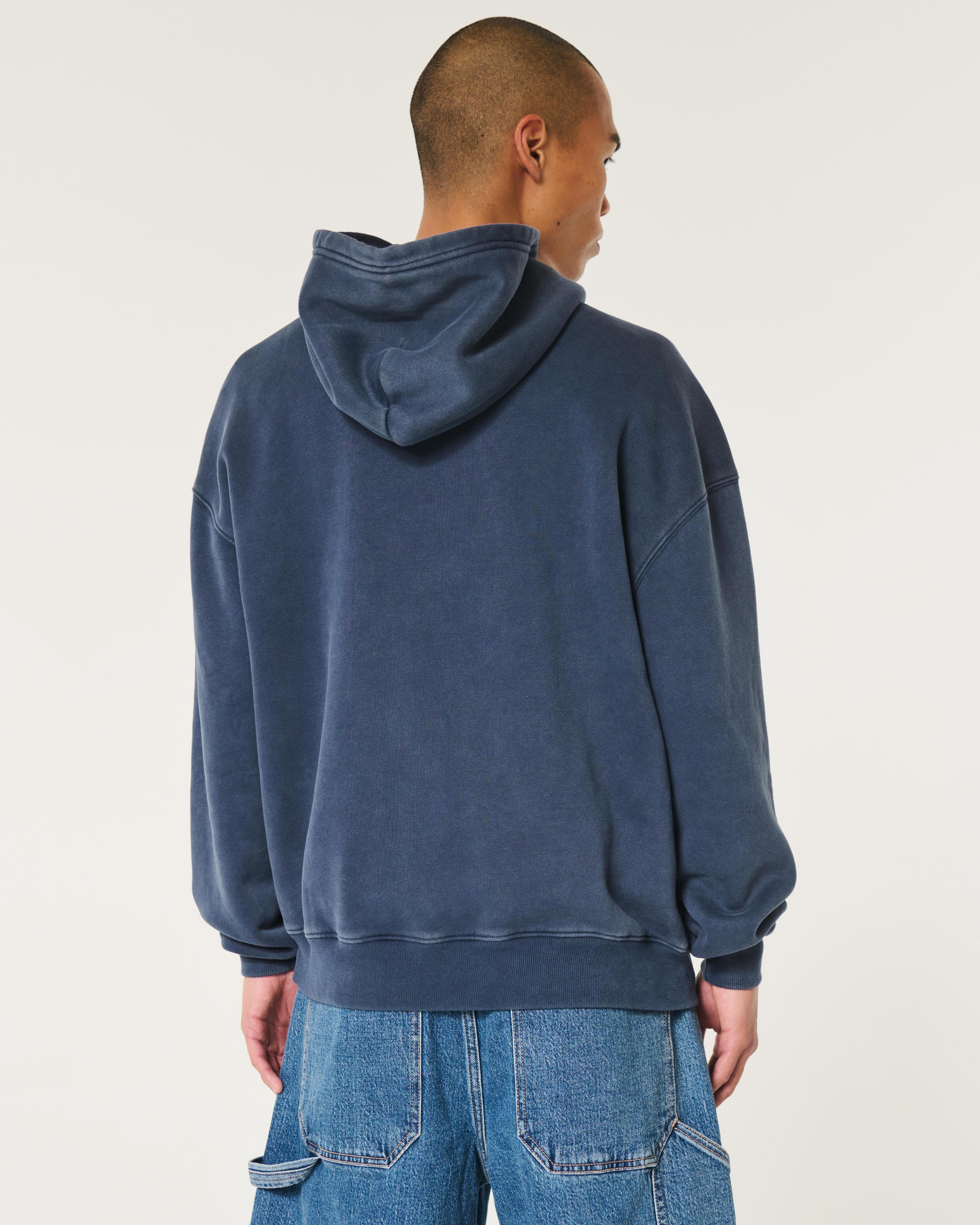 Boxy Colorblock Hoodie Product Image