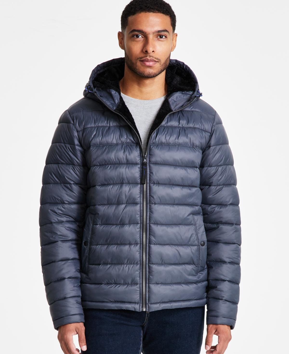 Hawke & Co. Mens Sherpa Lined Hooded Puffer Jacket Product Image