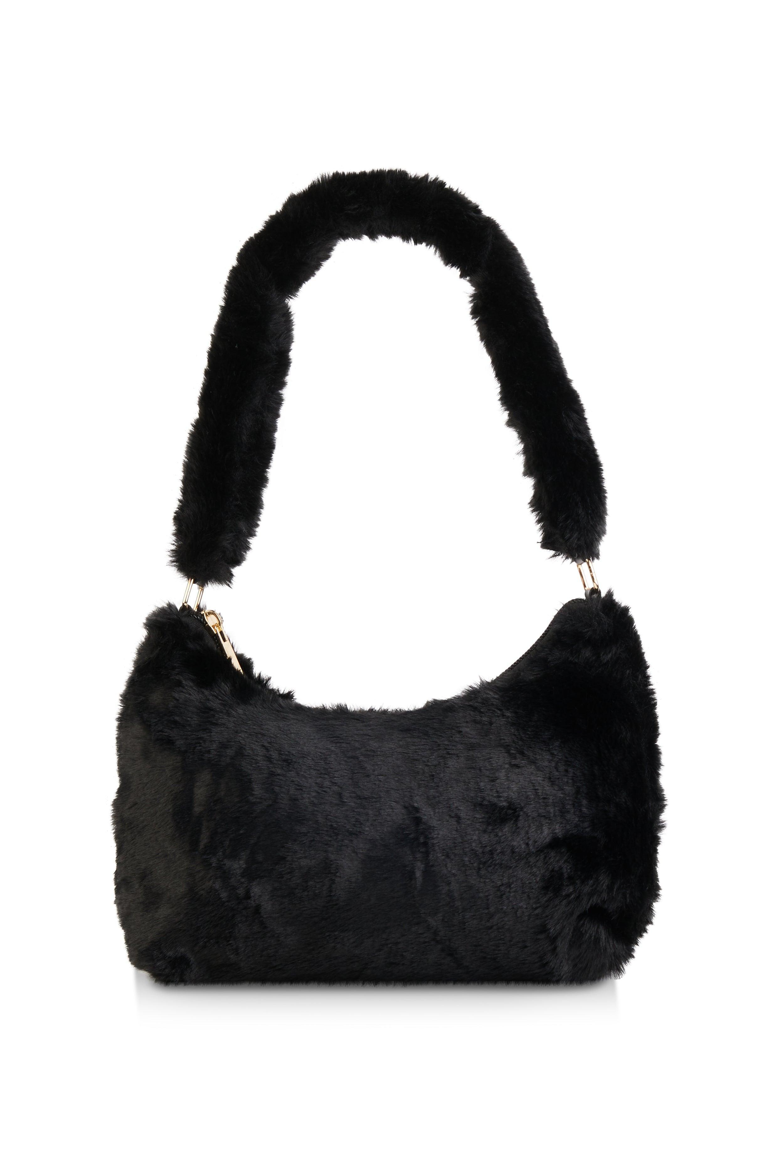 Faux Fur Shoulder Bag Female Product Image