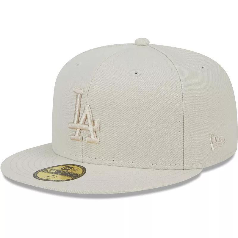 Mens New Era Khaki Los Angeles Dodgers Tonal 59FIFTY Fitted Hat Product Image