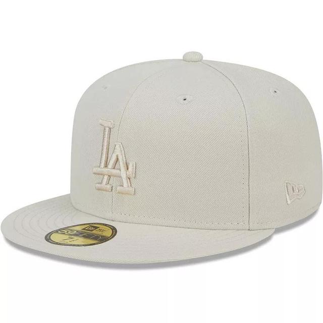 Mens New Era Khaki Los Angeles Dodgers Tonal 59FIFTY Fitted Hat Product Image