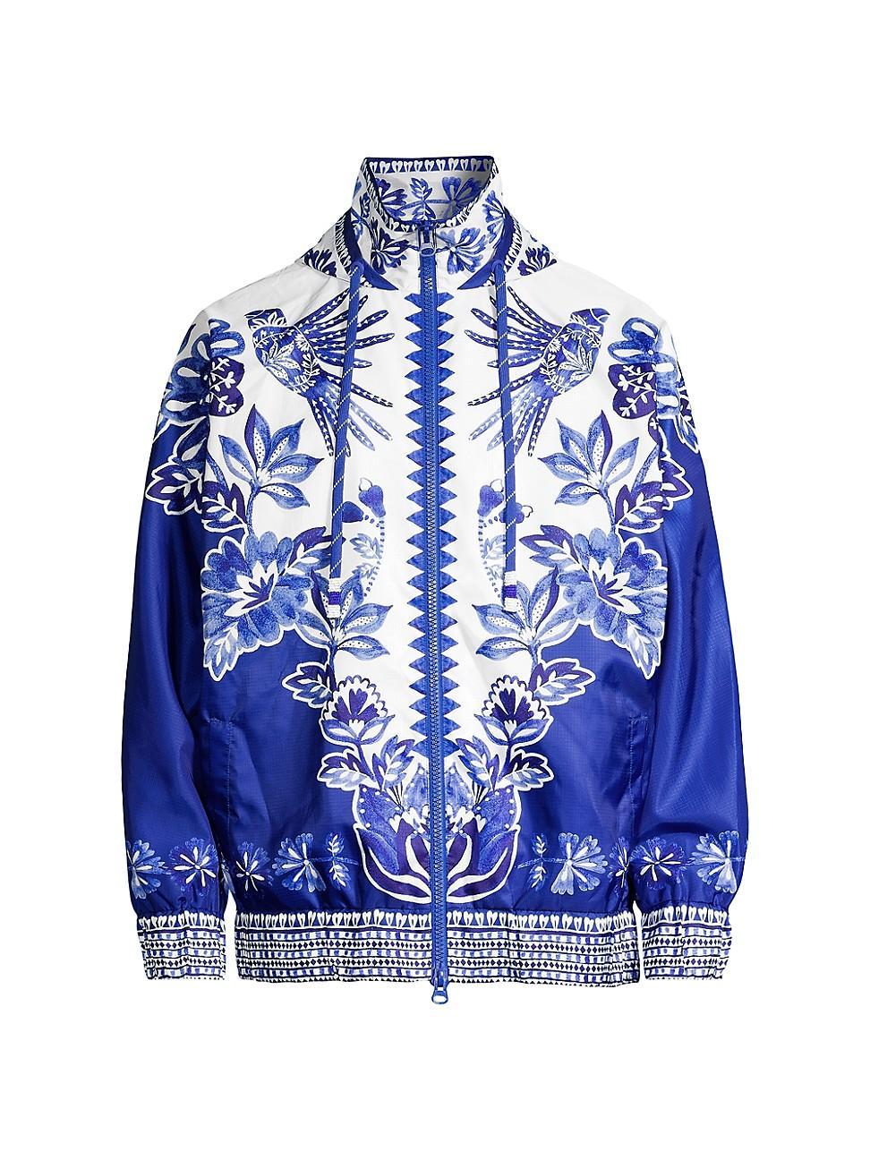 Flora Tapestry Windbreaker, FLORA TAPESTRY OFF-WHITE / M Product Image