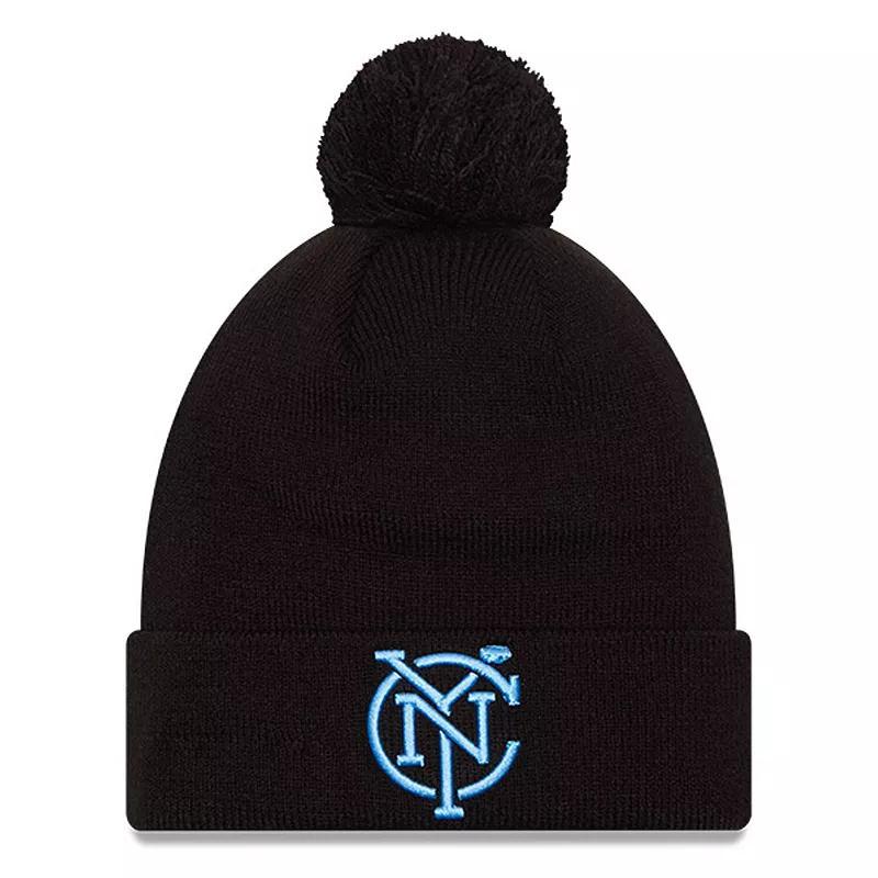 Mens New Era New York City FC Jersey Hook Cuff Knit Hat with Pom Product Image