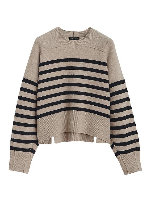 rag & bone Bridget Wool Blend Crewneck Sweater Product Image