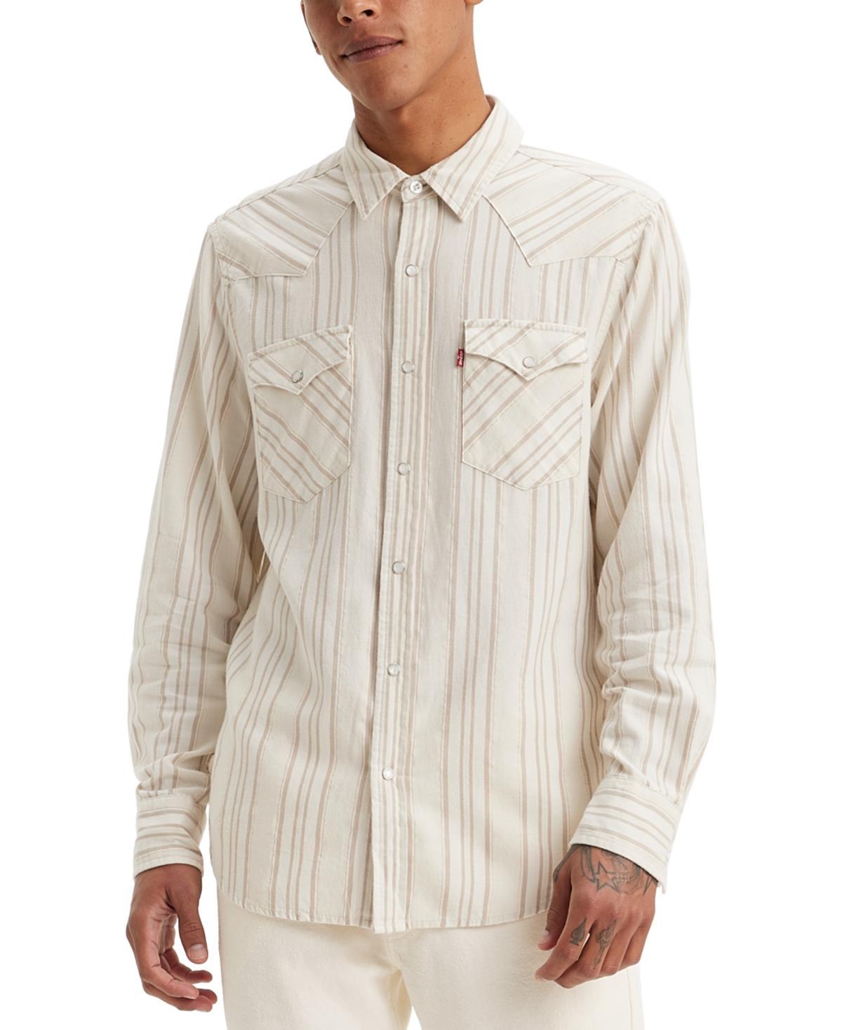 Levis Long Sleeve Plaid Western Shirt Product Image