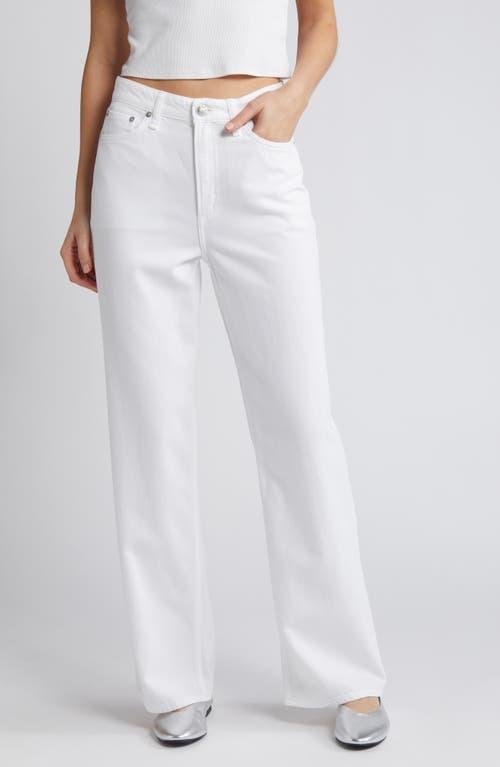 rag & bone Featherweight Logan Mid Rise Wide Leg Jeans Product Image