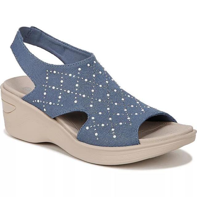 Bzees Destiny Bright Womens Slingback Wedge Sandals Product Image