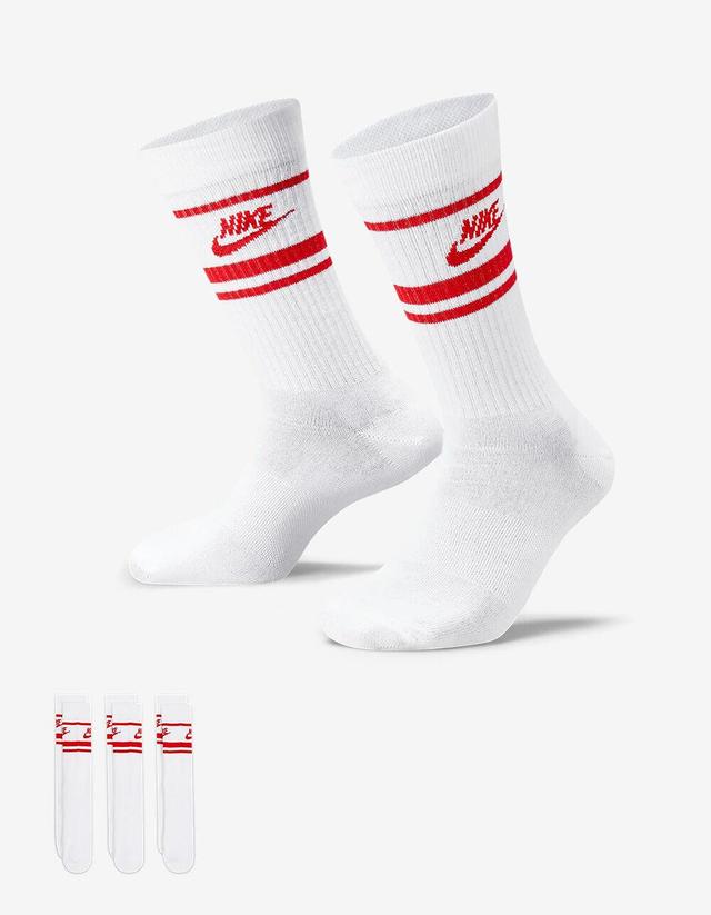 NIKE Sportswear Dri-FIT Everyday Essential 3 Pack Mens Crew Socks Product Image