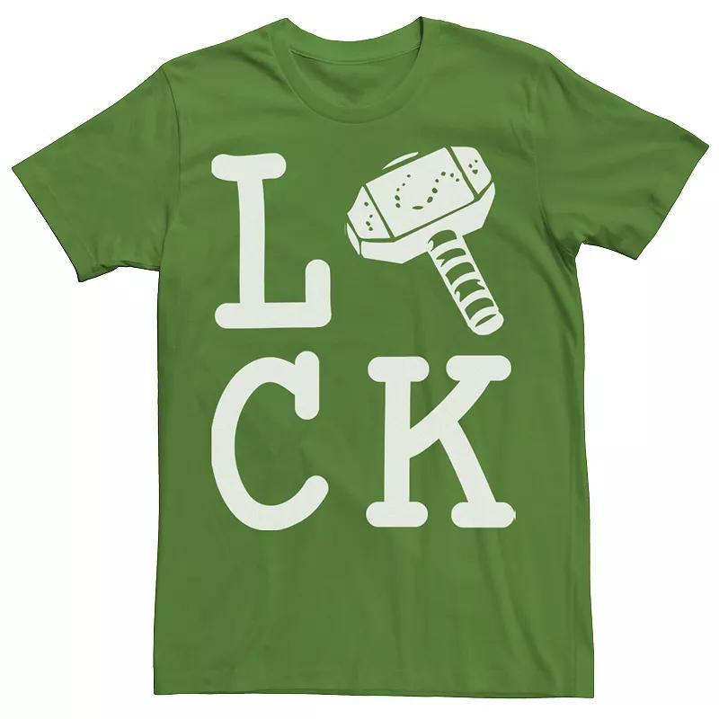 Mens Marvel Thor Large Luck Text Tee Product Image