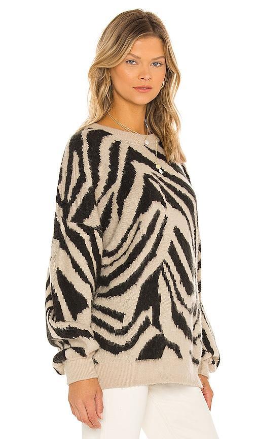 Show Me Your Mumu Duke Sweater in Neutral,Black. - size M (also in L, XL, XS) Product Image