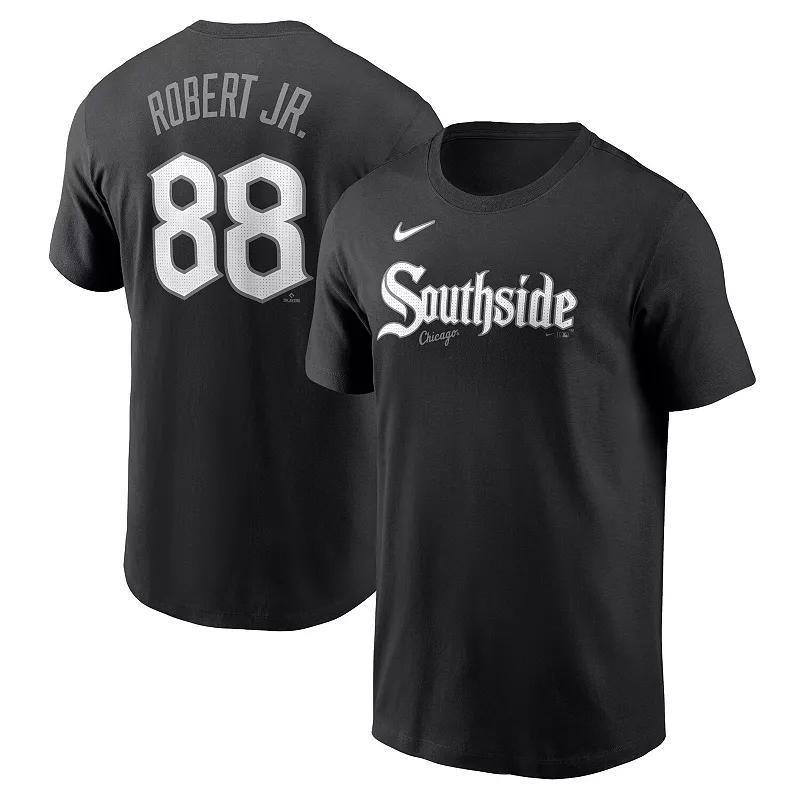 Mens Nike Luis Robert Jr. Chicago White Sox City Connect Fuse Name & Number T-Shirt Product Image