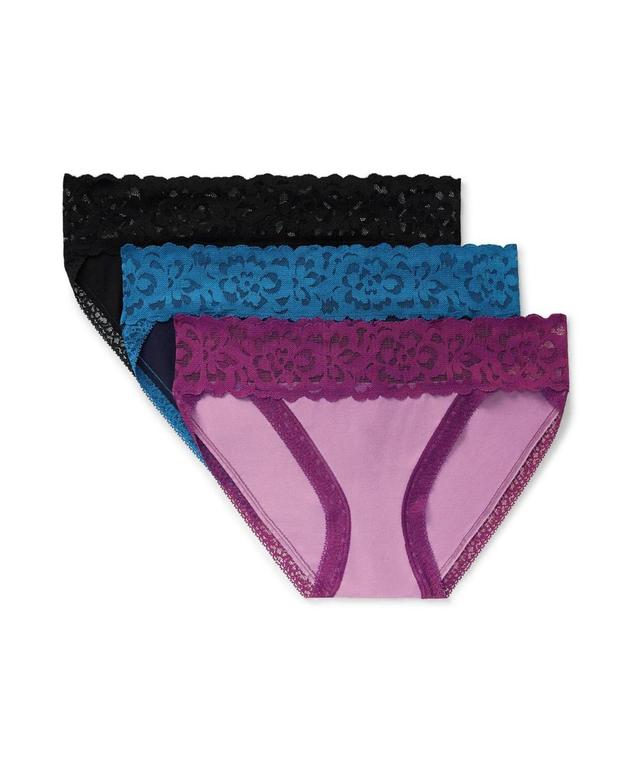 Adore Me Womens Joanie Cotton Pack Bikini Panty Product Image