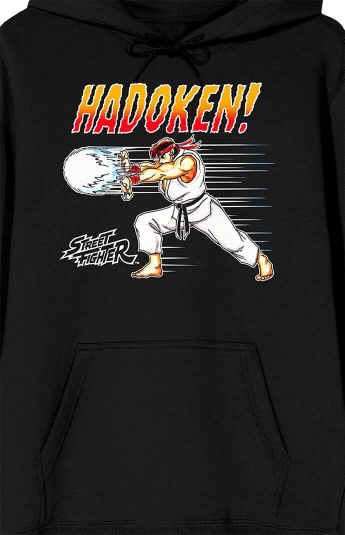 Men's Street Fighter Classic Hadoken Hoodie Product Image