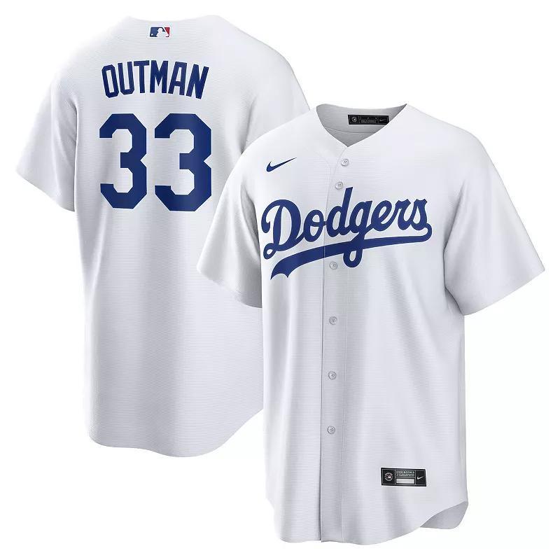 Mens Nike James Outman White Los Angeles Dodgers Replica Player Jersey - White Product Image