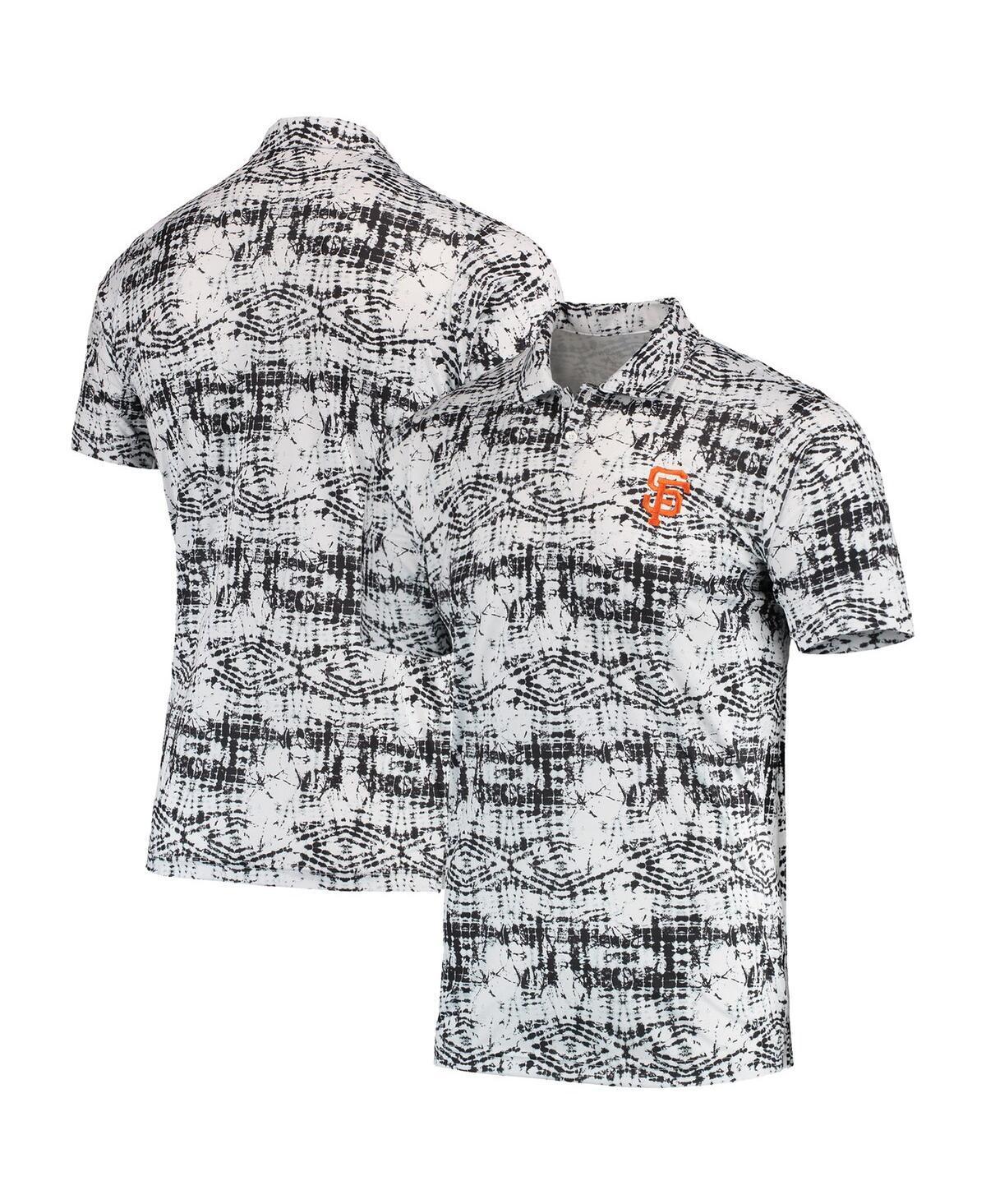 Mens Antigua Black San Francisco Giants Vivid Polo Product Image