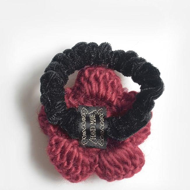 Crochet Flower Hair Tie Product Image