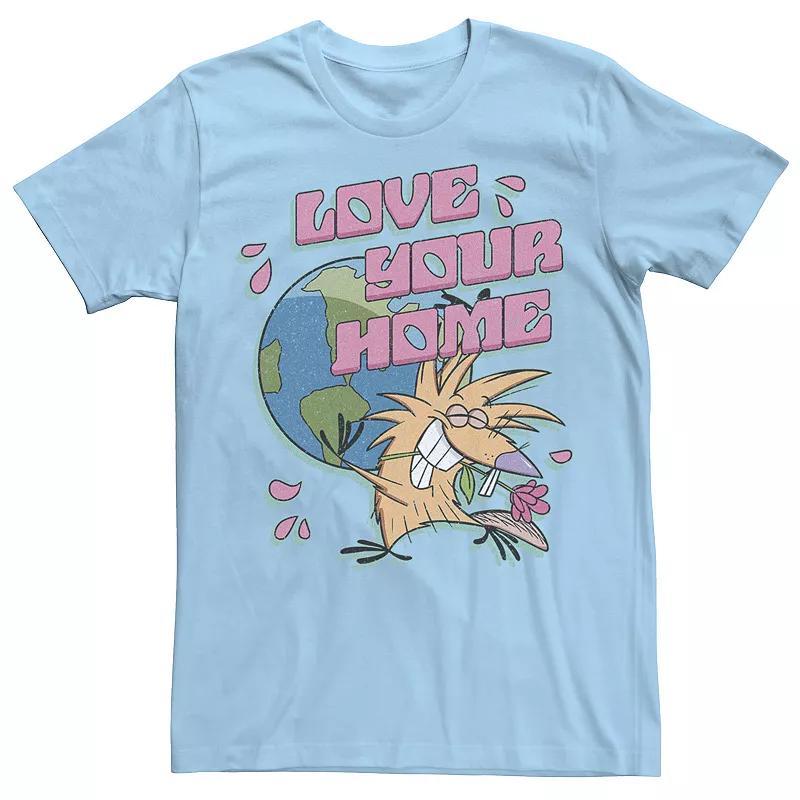 Mens Nickelodeon Angry Beavers Norbert Love Your Home Earth Tee Product Image