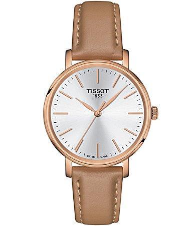 Tissot Everytime Leather Strap Watch, 34mm Product Image