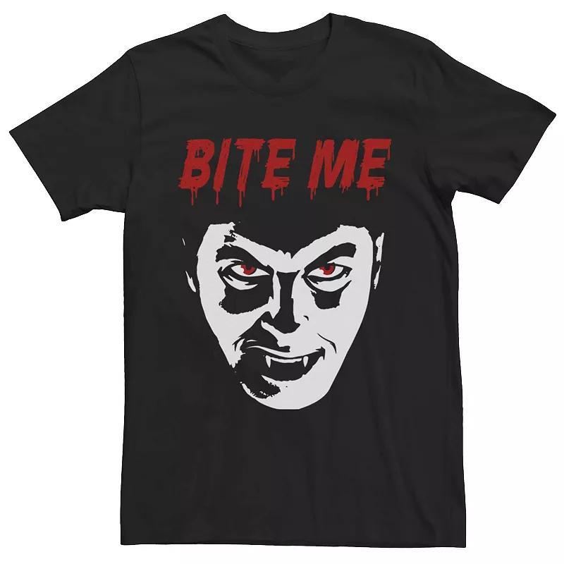 Mens Universal Dracula Bite Me Tee Black Product Image