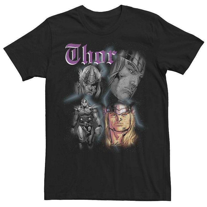 Mens Marvel Thor Homage Poster Graphic Tee Product Image