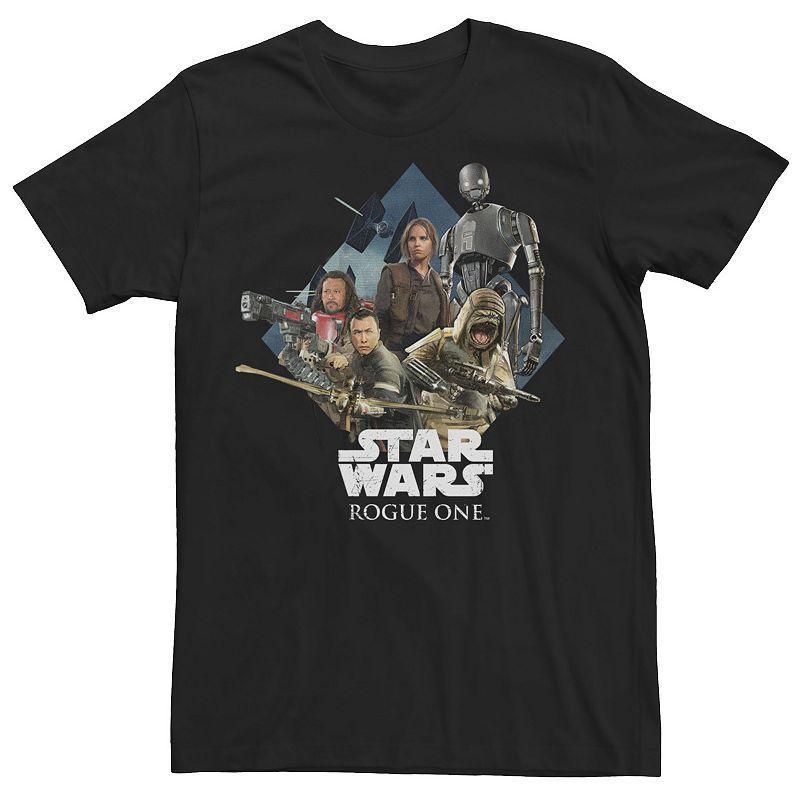 Mens Star Wars Rogue One Character Collage Logo Tee Product Image