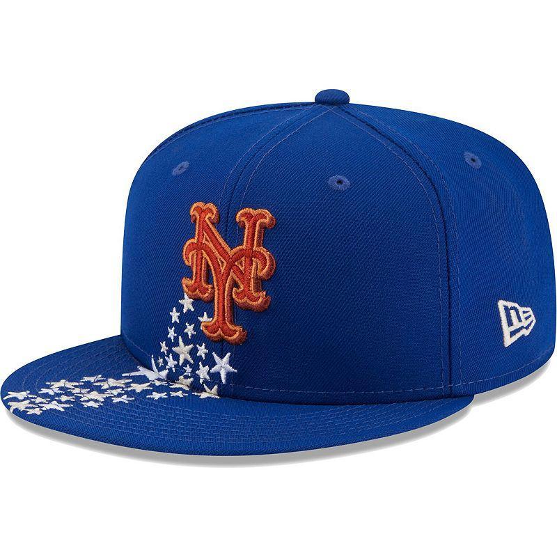 Mens New Era Royal New York Mets Meteor 59FIFTY Fitted Hat Product Image