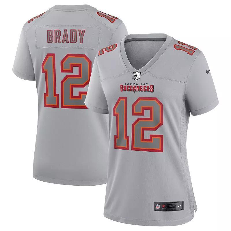 Womens Nike Tom Brady Gray Tampa Bay Buccaneers Atmosphere Fashion Game Jersey Product Image