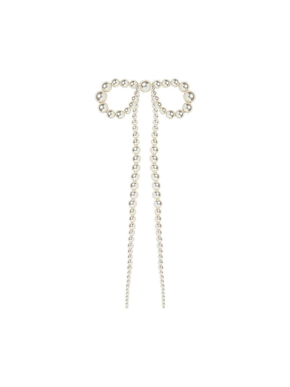 Womens Presley Imitation-Pearl Brooch Product Image