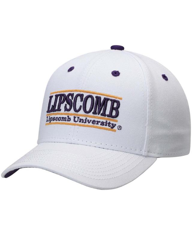 Mens White Lipscomb Bisons Classic Bar Structured Adjustable Hat Product Image