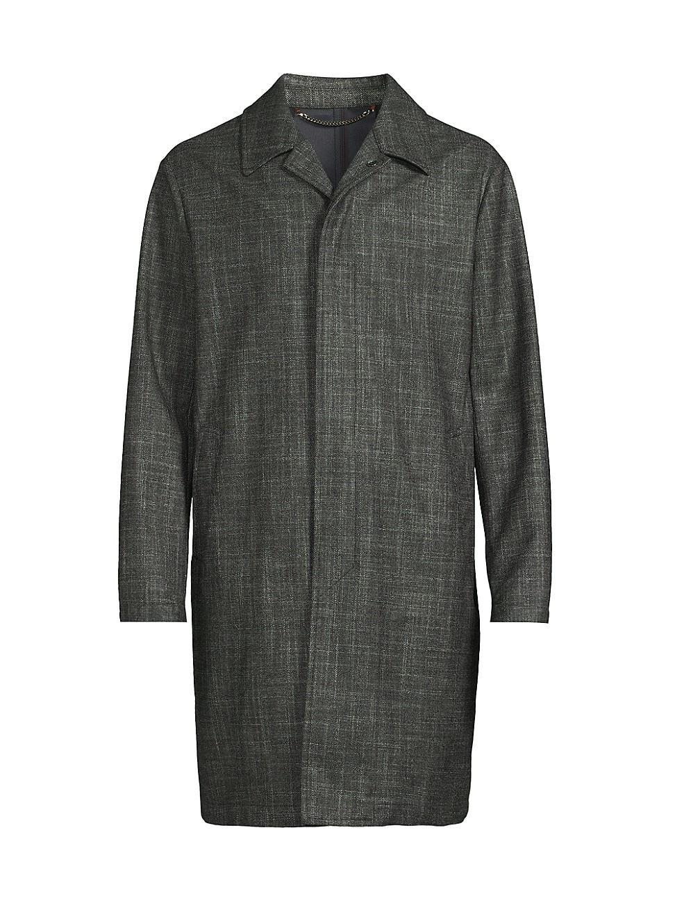 Mens 90th Anniversary Wool-Blend Car Coat Product Image