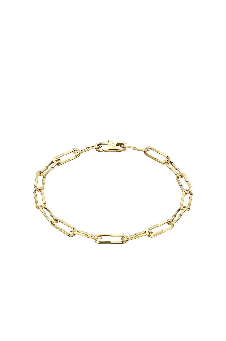 Gucci Link To Love Bracelet in Metallic Gold Product Image