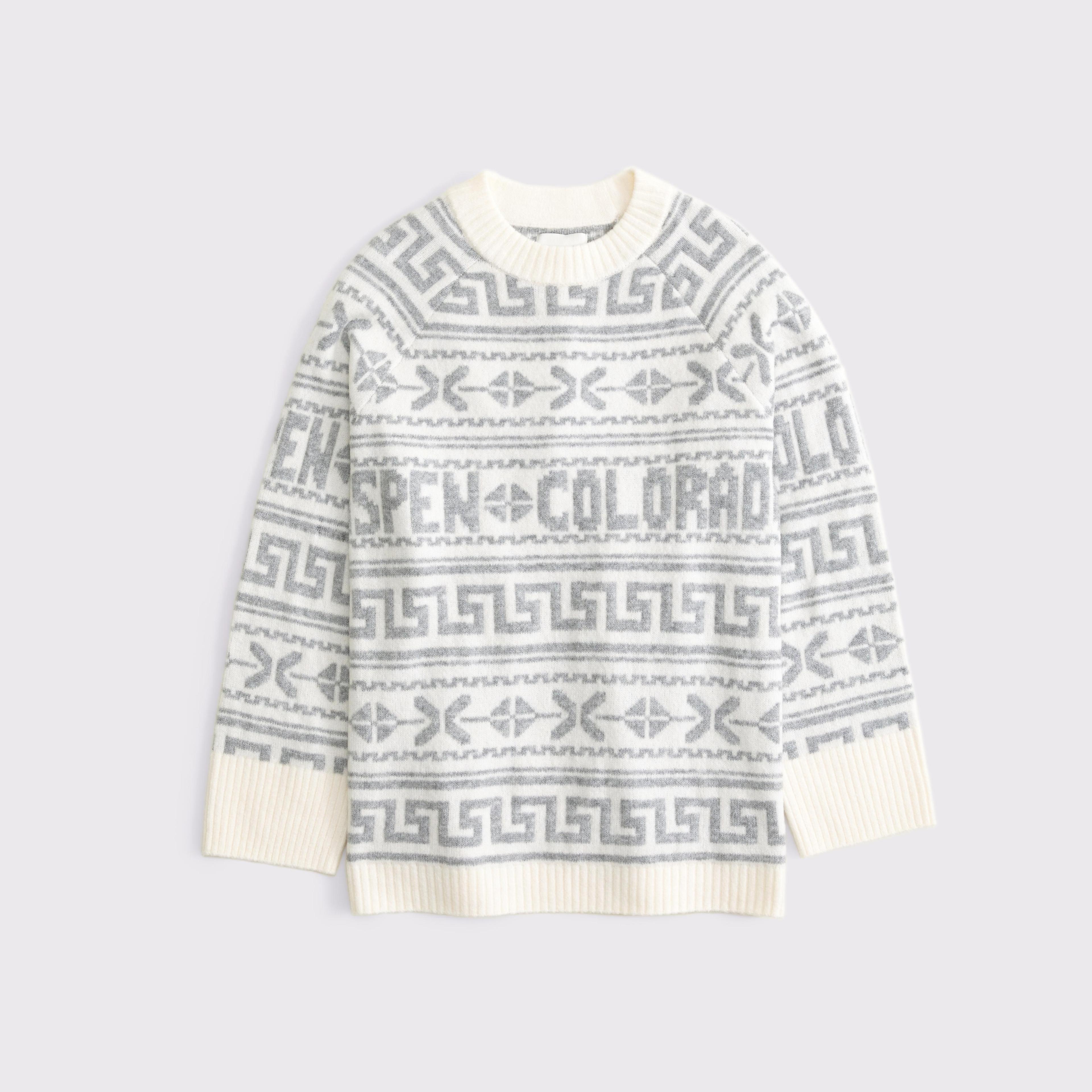 Relaxed Lounge Fairisle Crew Sweater Product Image