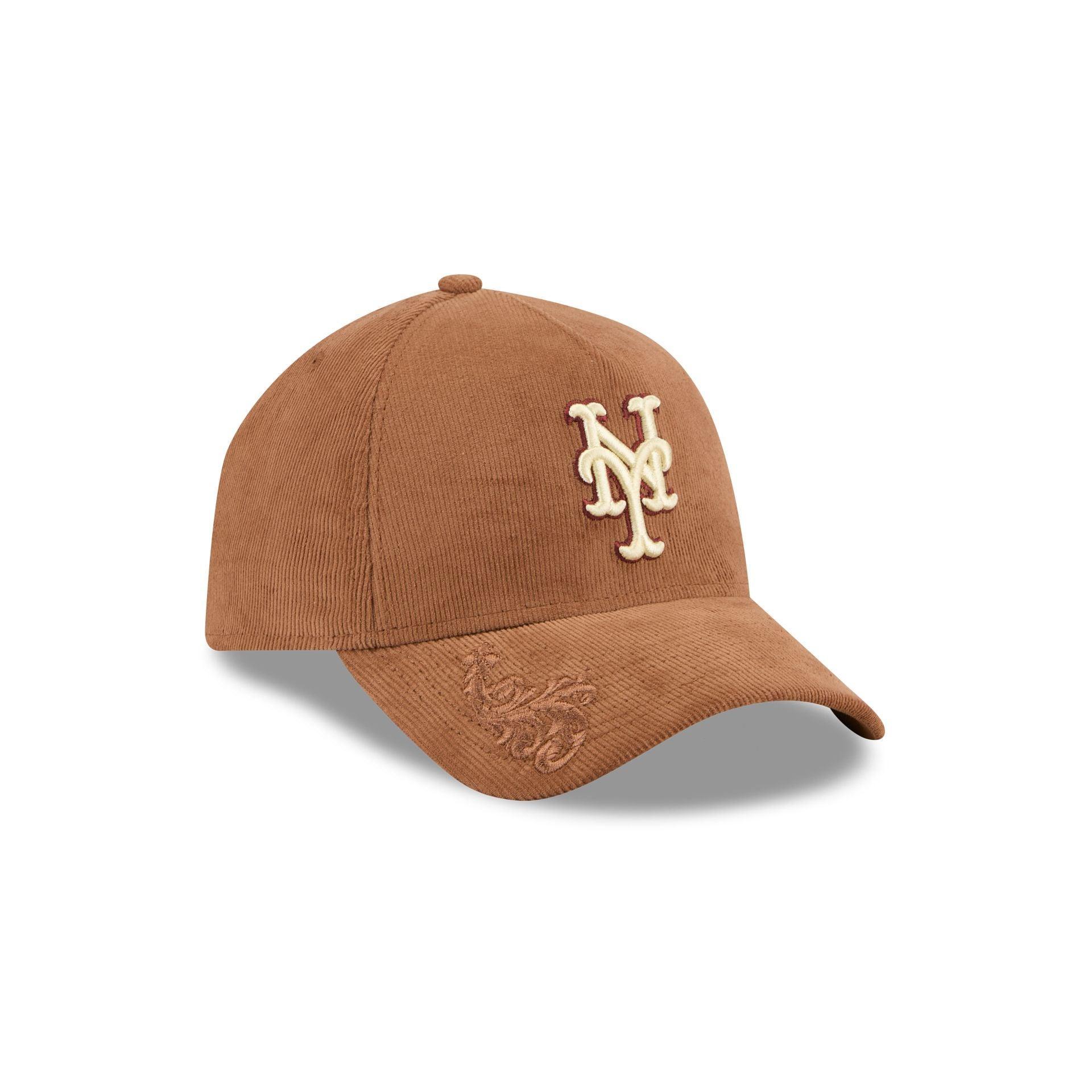 New York Mets Ornamental Cord 9FORTY A-Frame Snapback Hat Male Product Image