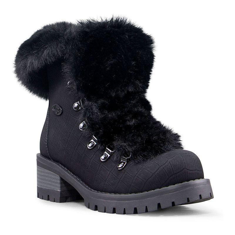 Lugz Adore Faux Fur Womens Heeled Ankle Boots Product Image