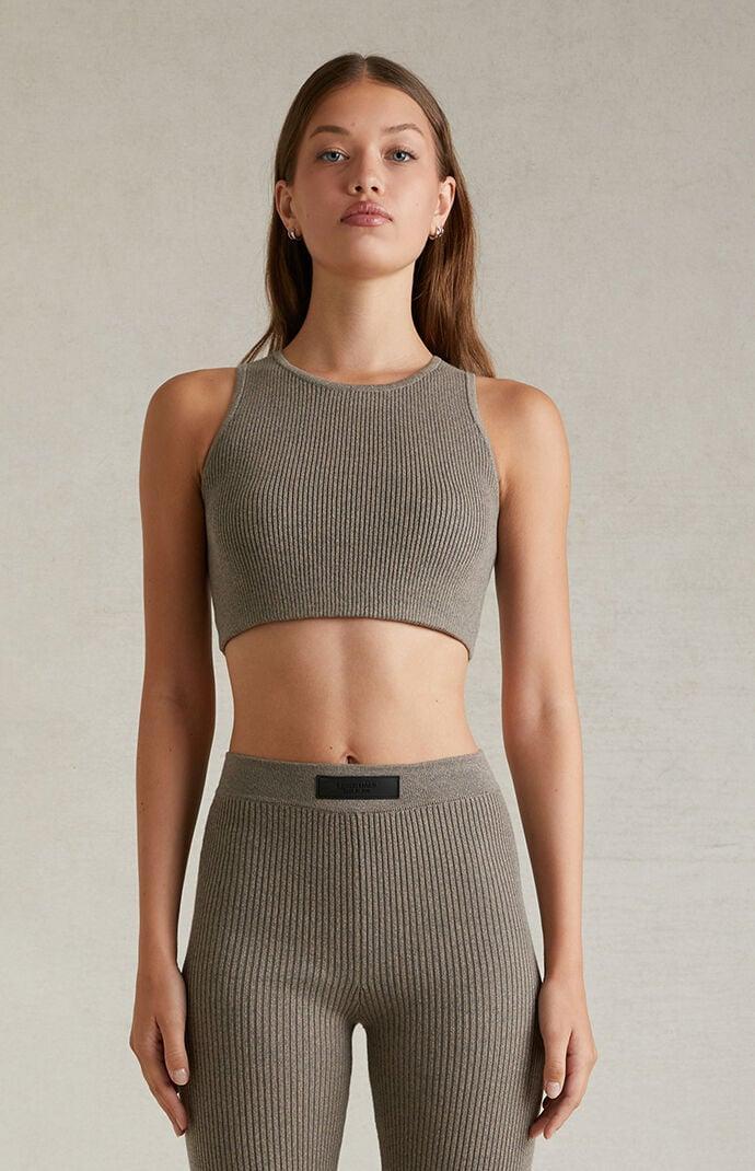 Fear of God Essentials Women's Sweater Knit Sport Tank Top - Product Image