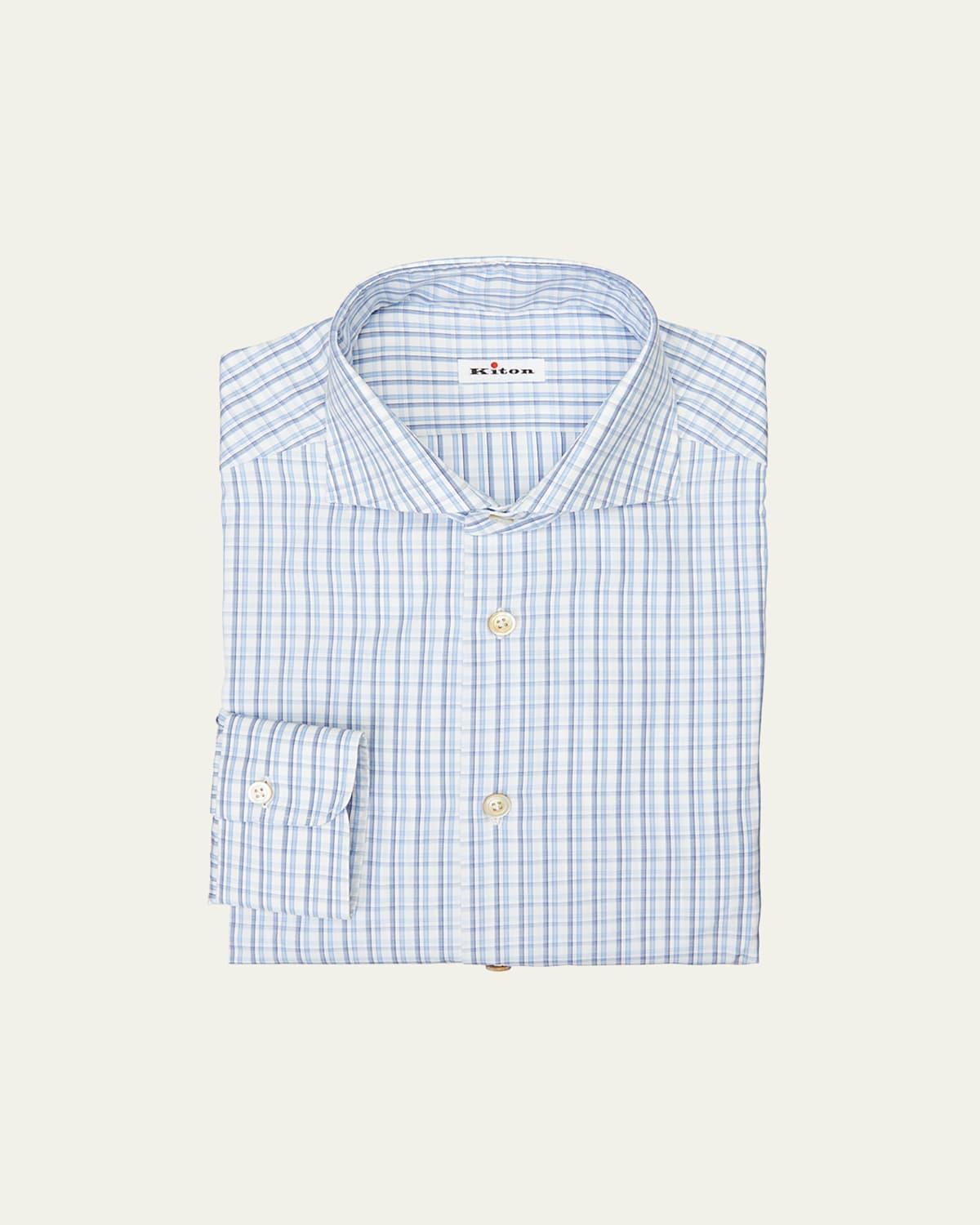 Mens Plaid Dress Shirt Product Image