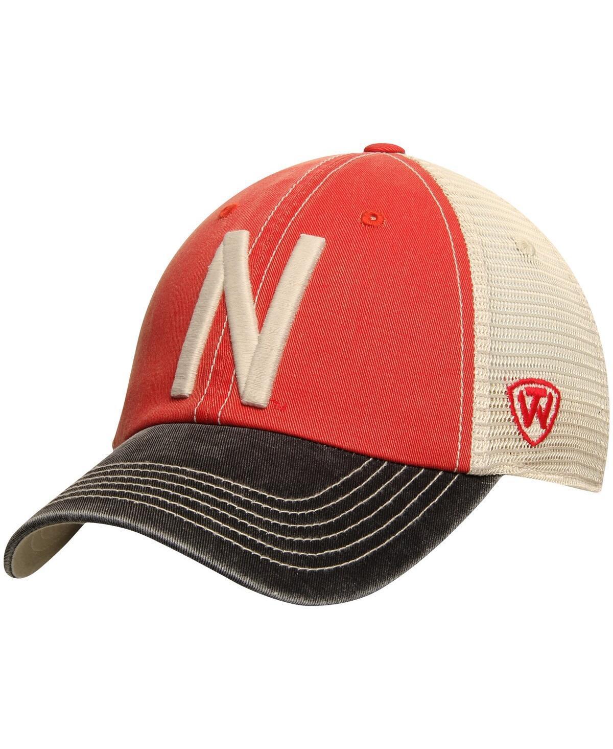 Mens Red Nebraska Huskers Offroad Trucker Adjustable Hat Product Image